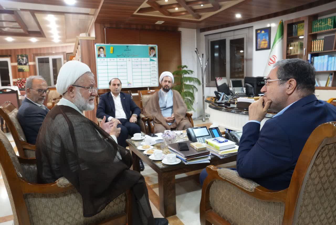 دیدار مشاور عالی نماینده ولی فقیه و رئیس شورای هماهنگی تبلیغات اسلامی کشور با استاندار آذربایجانغربی + تصاویر
