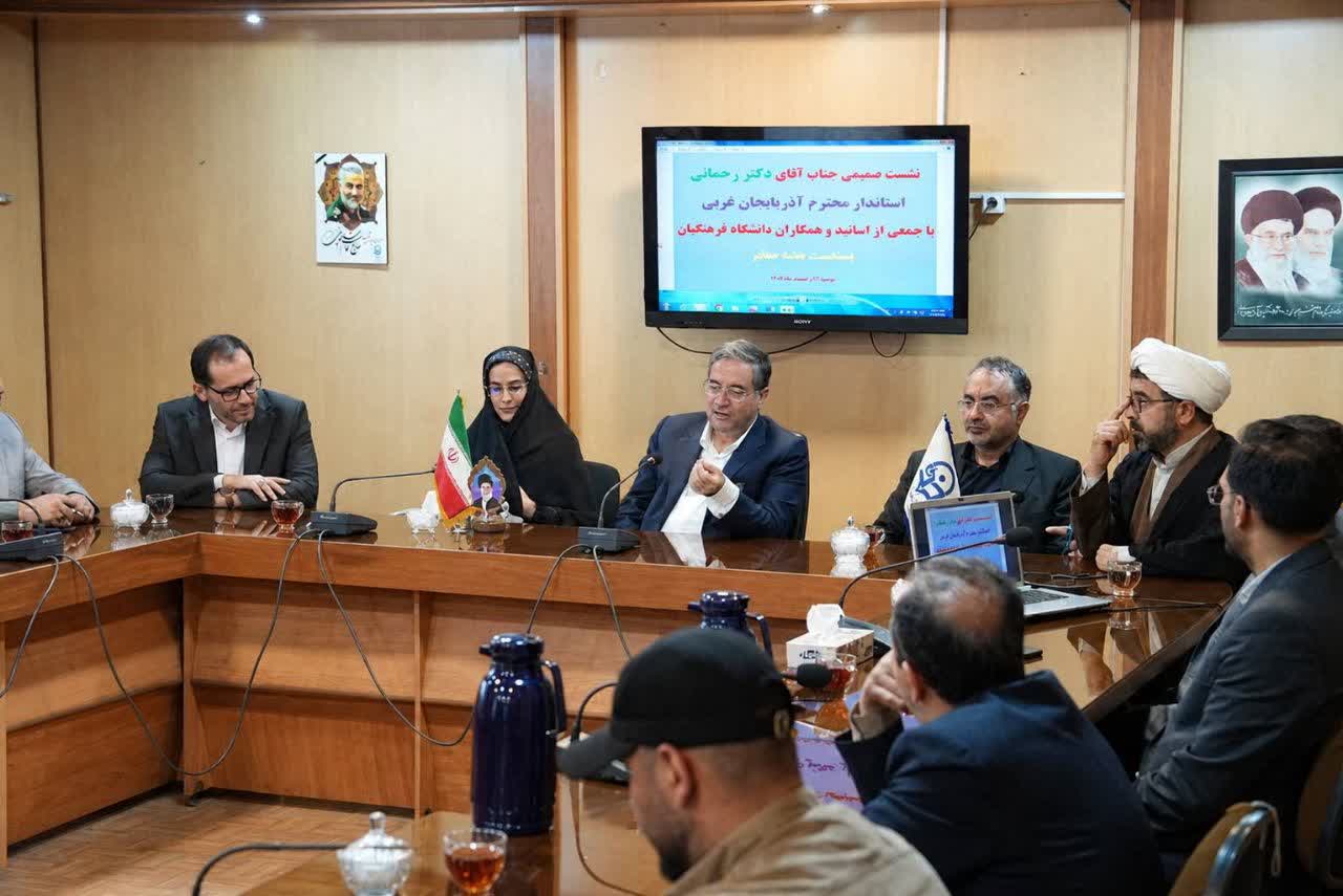 بازدید استاندار آذربایجانغربی از دانشگاه فرهنگیان استان + تصاویر