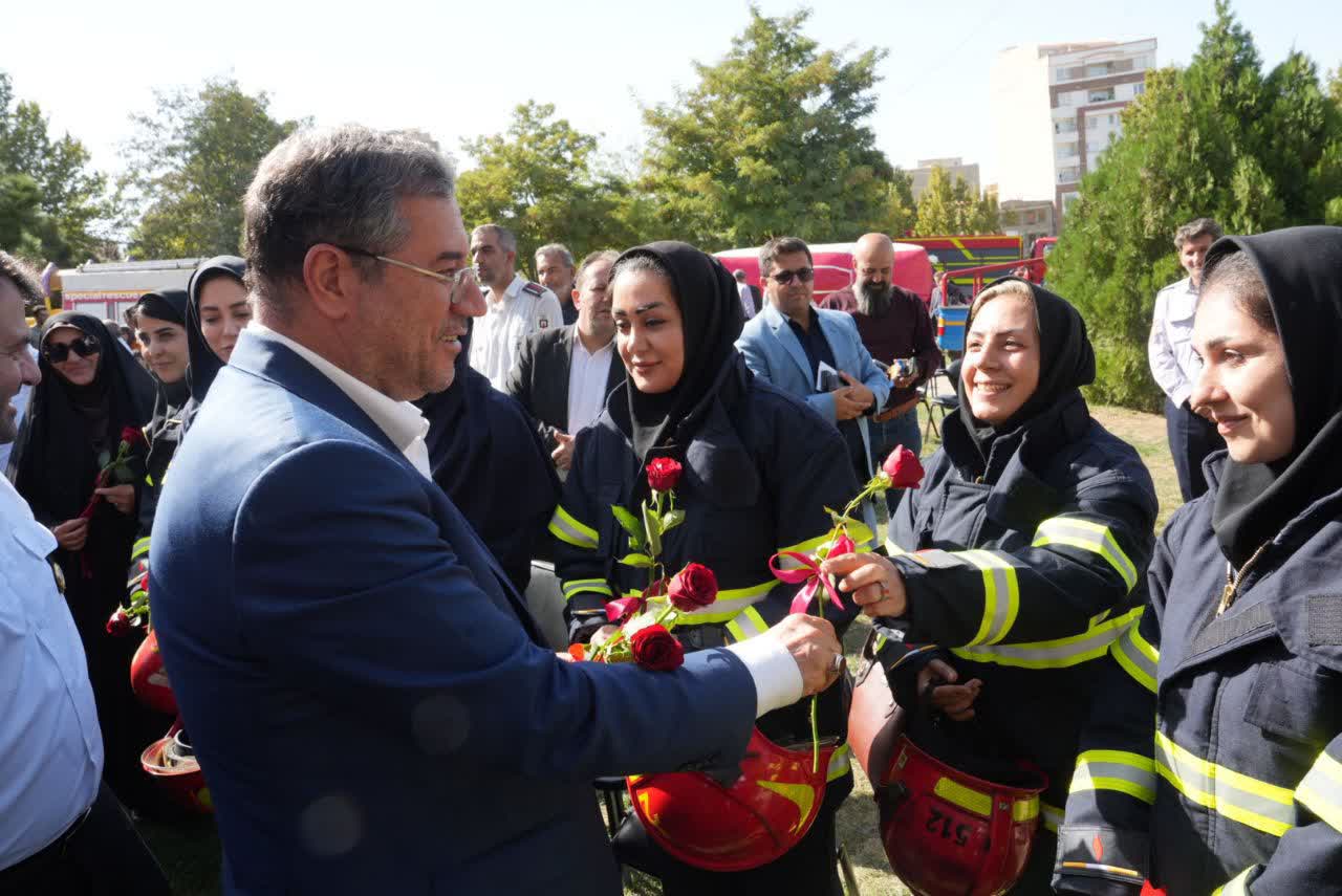 برگزاری آیین کلنگزنی ایستگاه آتشنشانی البرز در ارومیه + تصاویر