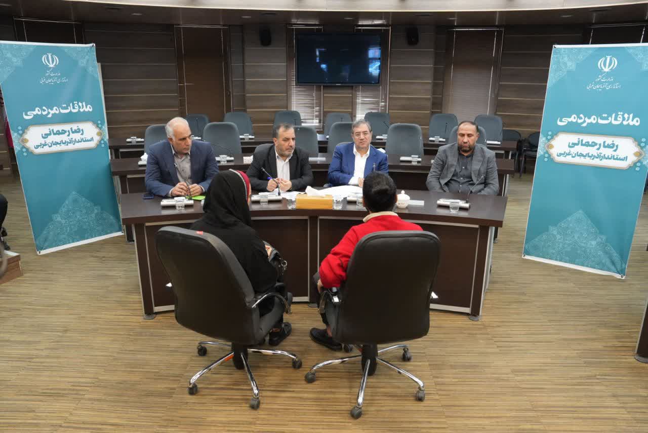 برگزاری ملاقات مردمی استاندار آذربایجانغربی + تصاویر