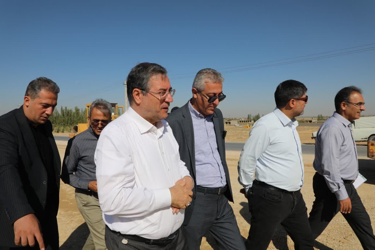 بازدید استاندار آذربایجانغربی از پروژه ساماندهی خروجی میاندوآب به سمت شاهیندژ + تصاویر