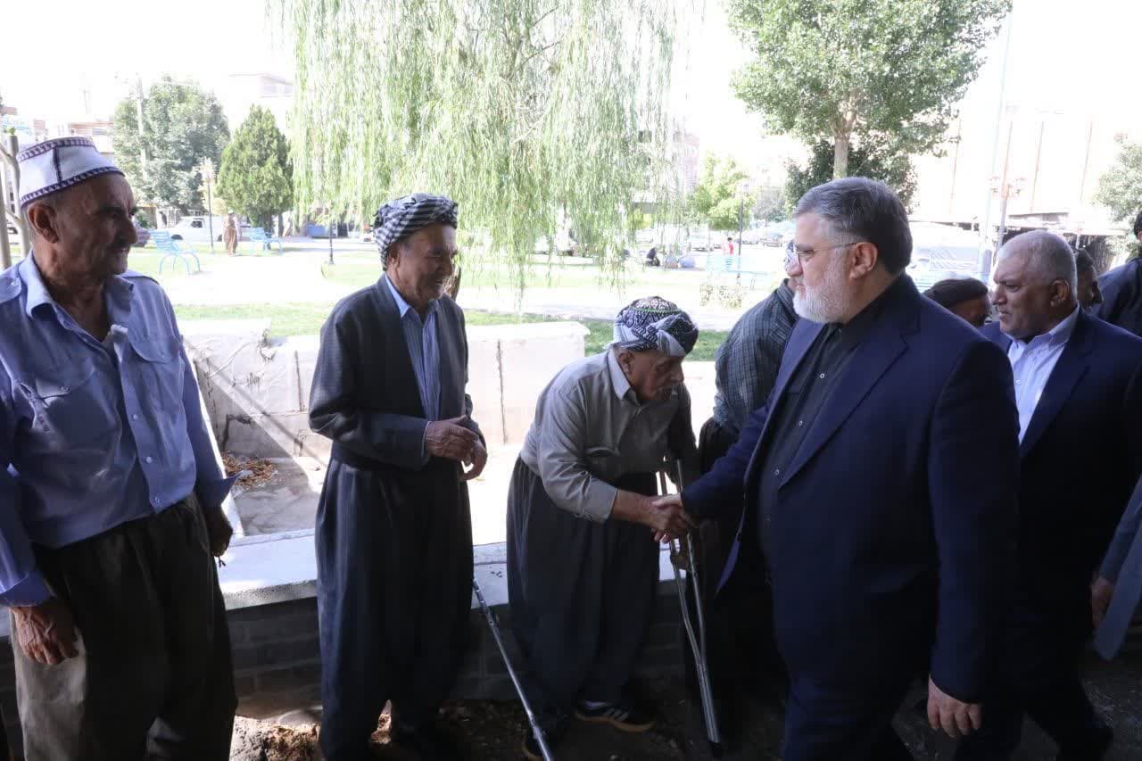 آلبوم تصویری / بازدید میدانی استاندار آذربایجانغربی از منطقه پشت تب مهاباد