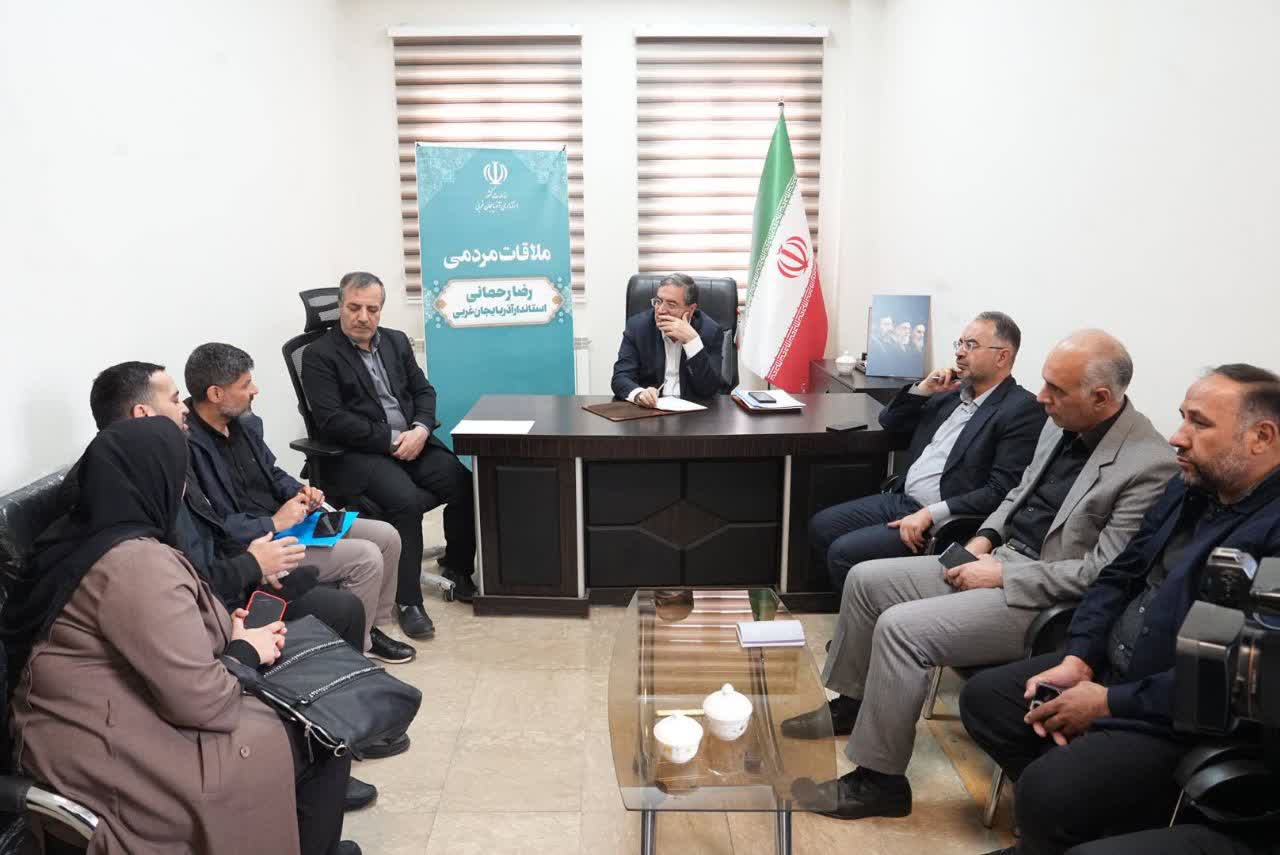 برگزاری ملاقات مردمی استاندار آذربایجان‌غربی + تصاویر