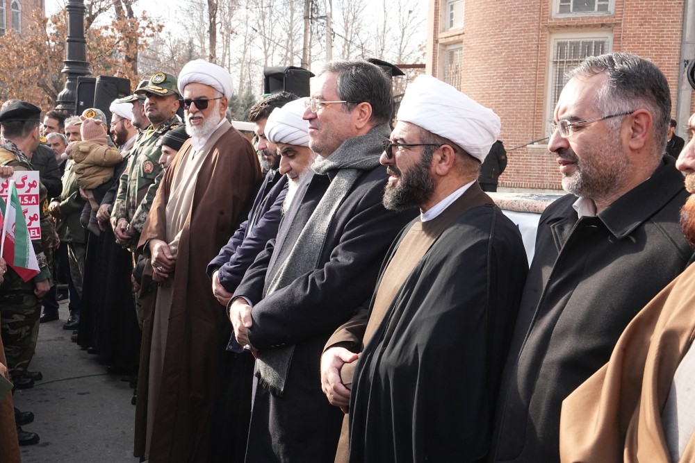 آلبوم تصویری / برگزاری تجمع مردم و مسئولان آذربایجان غربی برای محکومیت حوادث اخیر