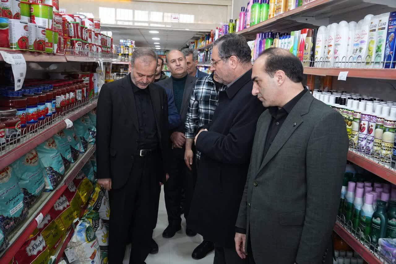 بازدید استاندار آذربایجان‌غربی از بازار شهرستان نقده + تصاویر