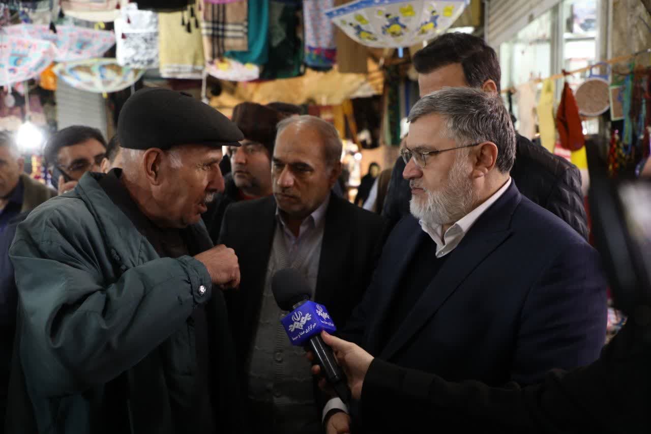 آلبوم تصویری / بازدید سرزده استاندار آذربایجان غربی از بازار قدیم ارومیه