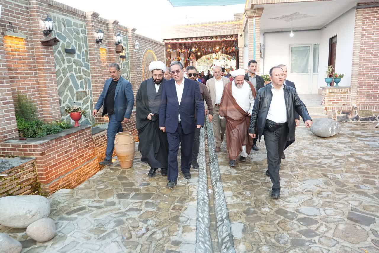 بازدید استاندار آذربایجان‌غربی از روستای تاریخی حسنلو + تصاویر