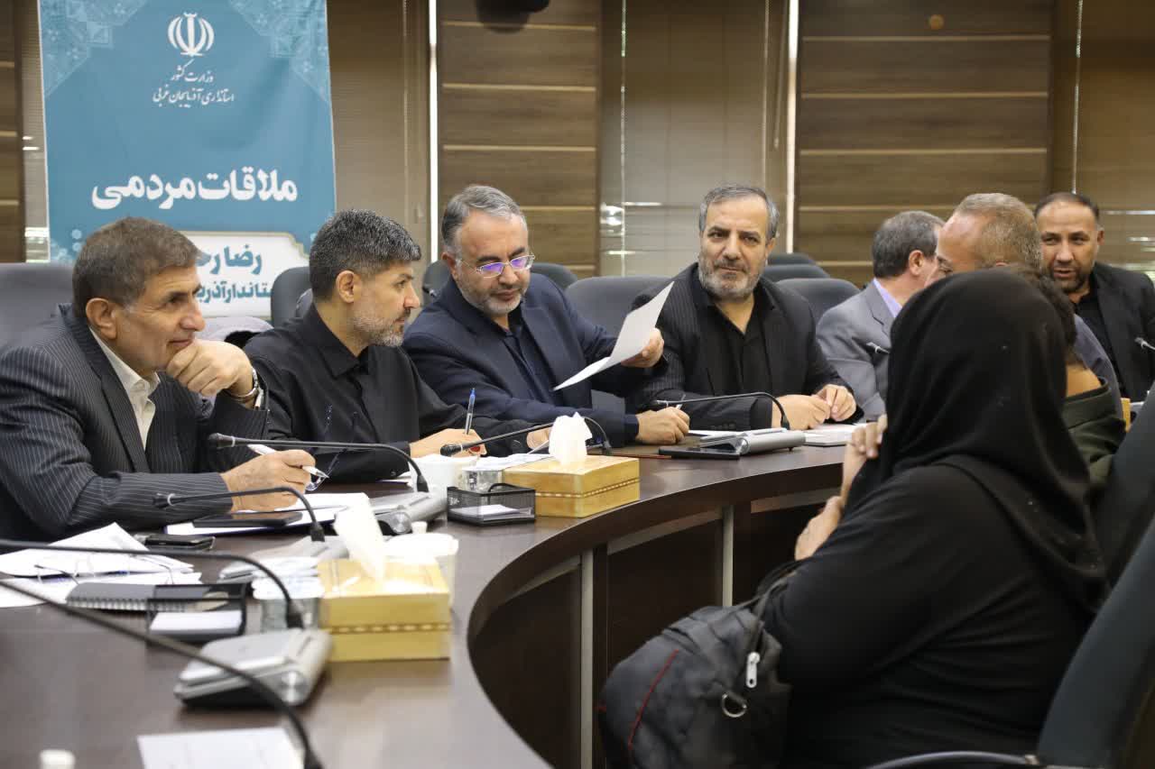 برگزاری ملاقات مردمی مدیران استانداری آذربایجانغربی + تصاویر