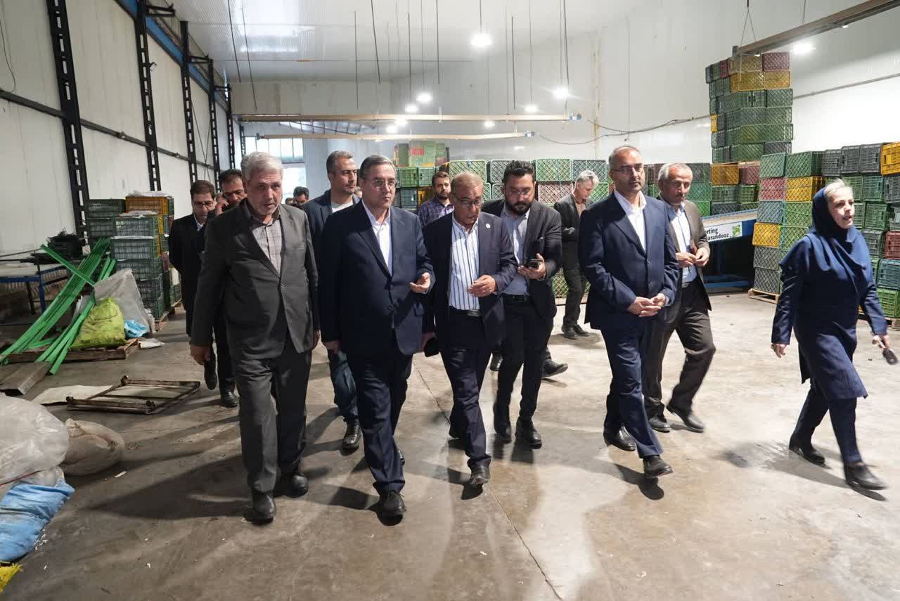 بازدید استاندار آذربایجانغربی از زیرساختهای صادرات محصولات کشاورزی ارومیه + تصاویر