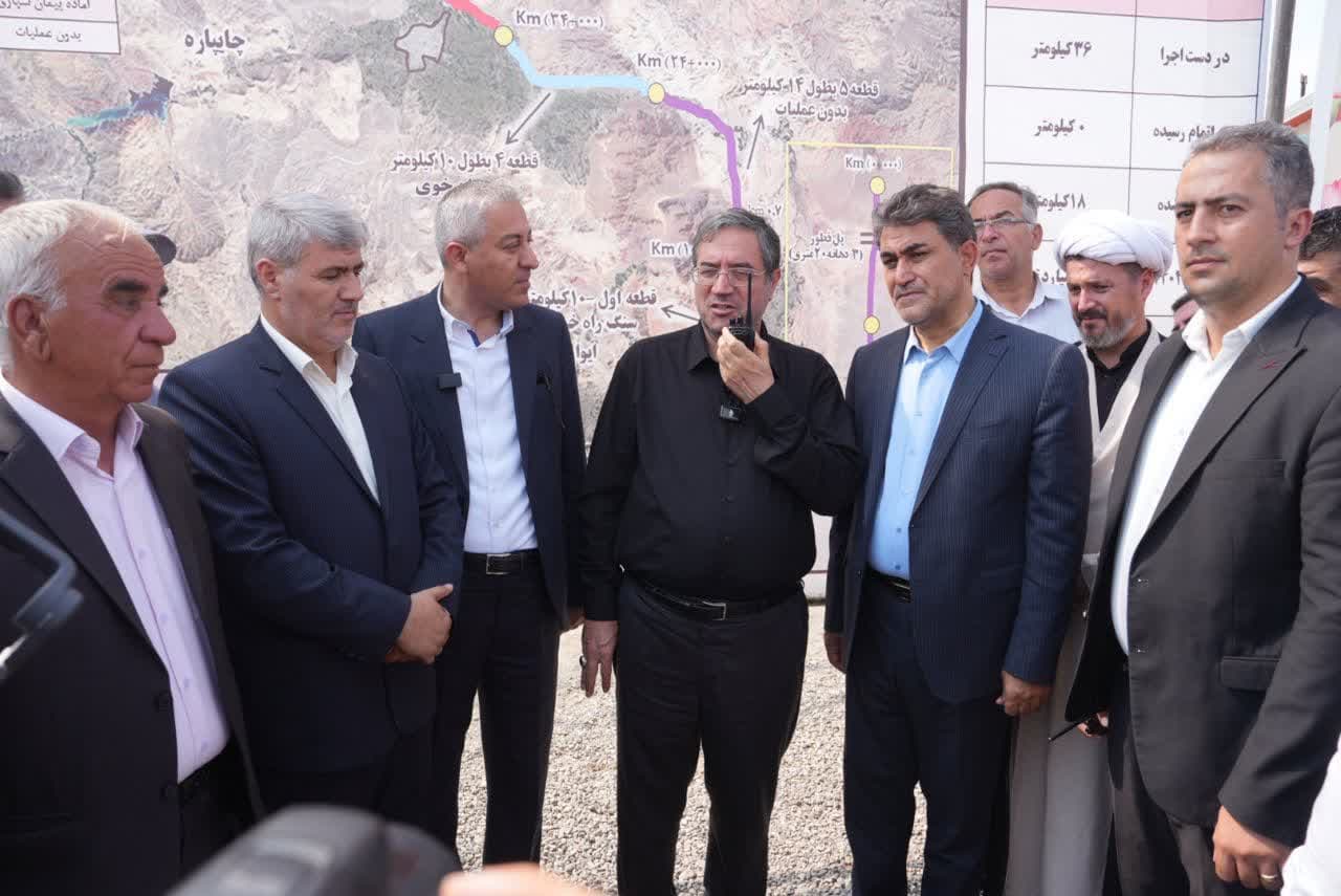 آغاز عملیات اجرایی قطعه چهارم محور سهراهی ایواوغلی تا گیت ورودی منطقه آزاد ماکو + تصاویر