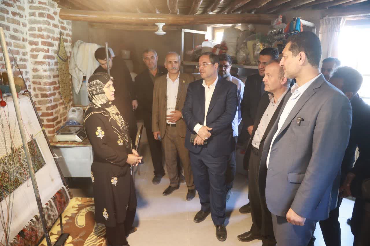 بازدید استاندار آذربایجانغربی از تپه تاریخی حسنلو نقده + تصاویر