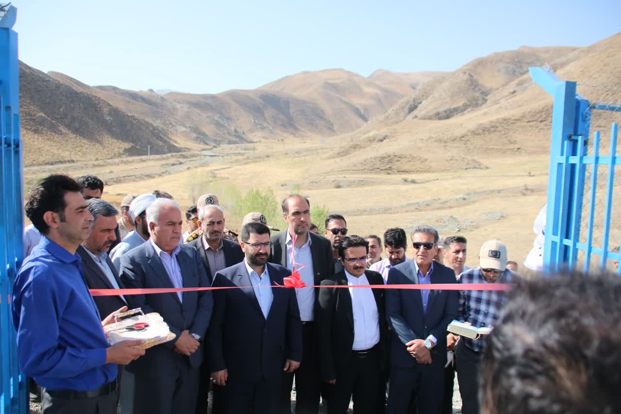 افتتاح پروژه تأمین آب شرب روستای زری شهرستان خوی + تصاویر