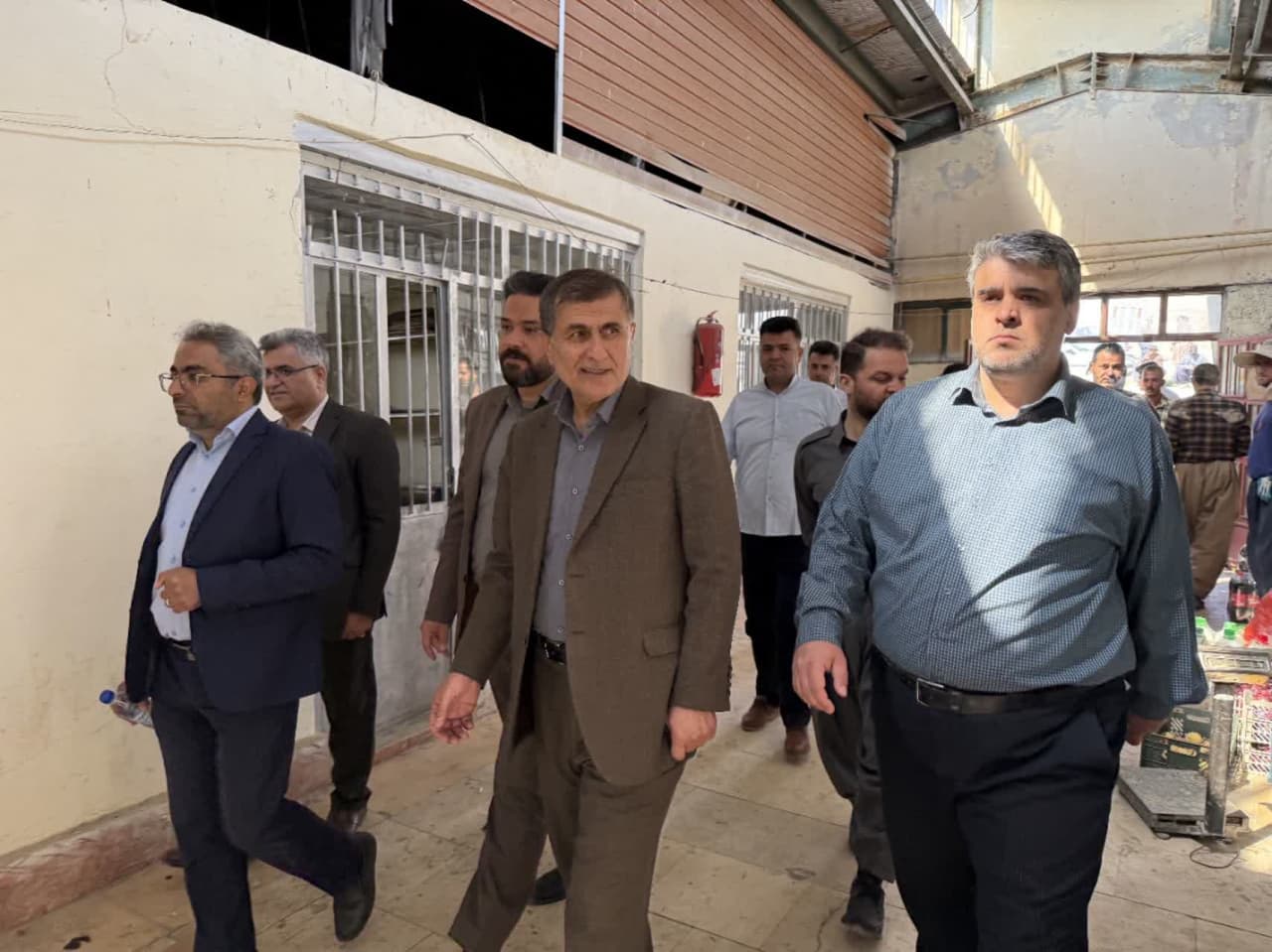 بازدید معاون توسعه مدیریت و منابع استاندار آذربایجانغربی از سایت و بازارچه مرز کیله سردشت + تصاویر