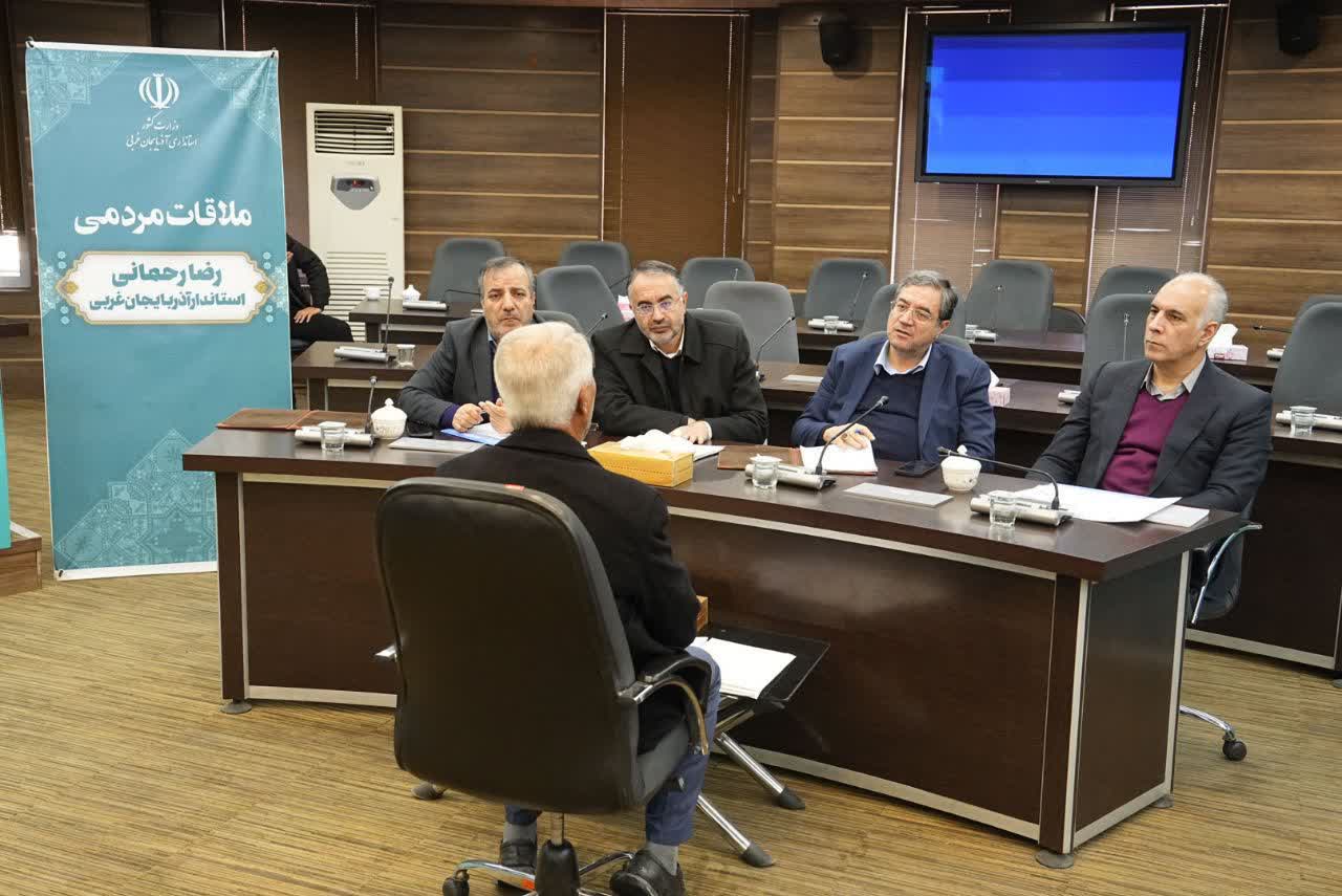 برگزاری ملاقات مردمی استاندار آذربایجان‌غربی + تصاویر