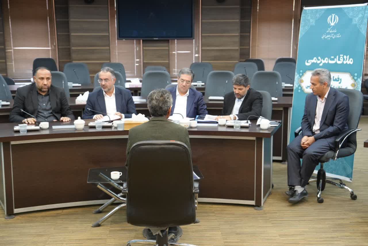 برگزاری ملاقات مردمی استاندار آذربایجانغربی + تصاویر