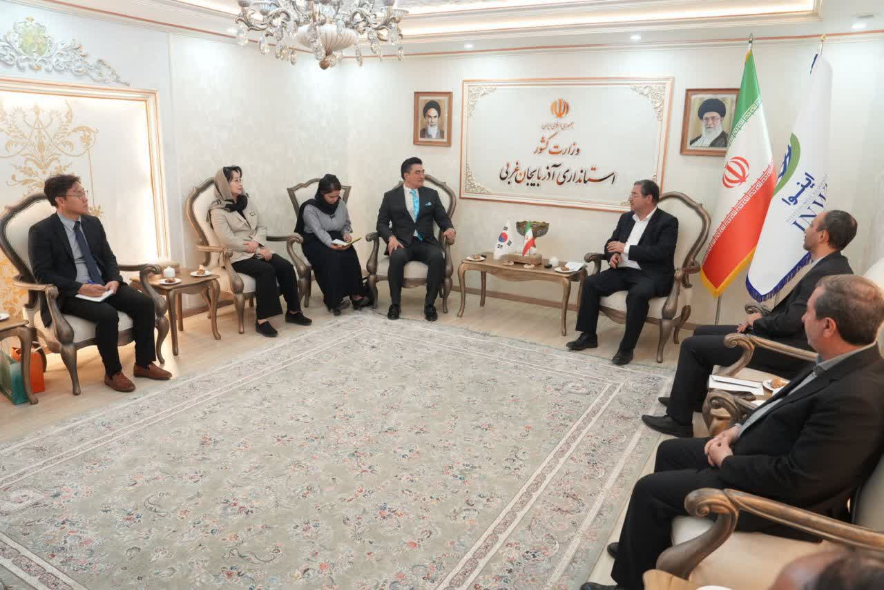 دیدار سفیر کره جنوبی در ایران با استاندار آذربایجانغربی + تصاویر