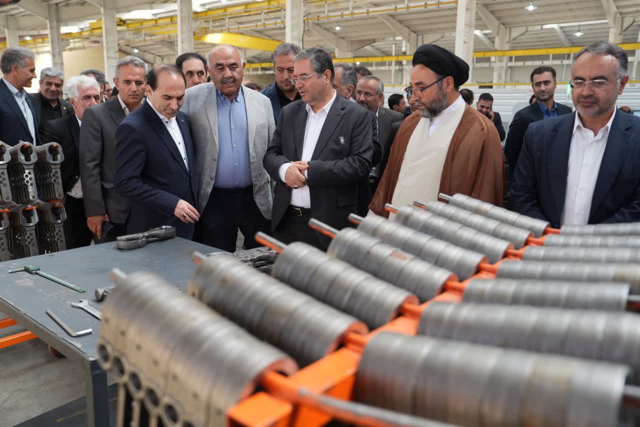 افتتاح واحد تولیدی ترمزسازان آذر اسپوتا در ارومیه + تصاویر