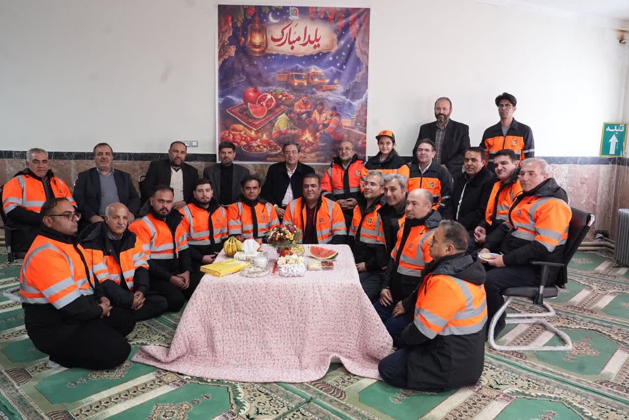 جشن شب یلدای استاندار آذربایجان‌غربی با راهداران + تصاویر