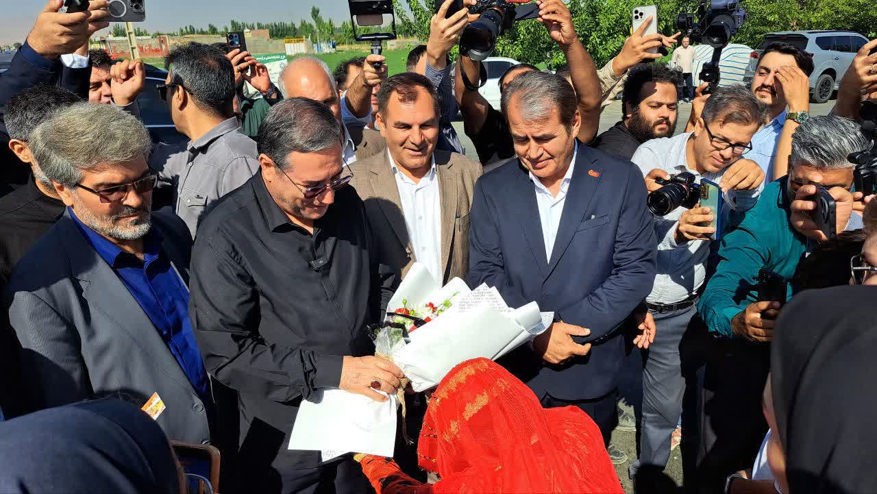 آغاز سفر استاندار آذربایجانغربی به شهرستان میاندوآب + تصاویر