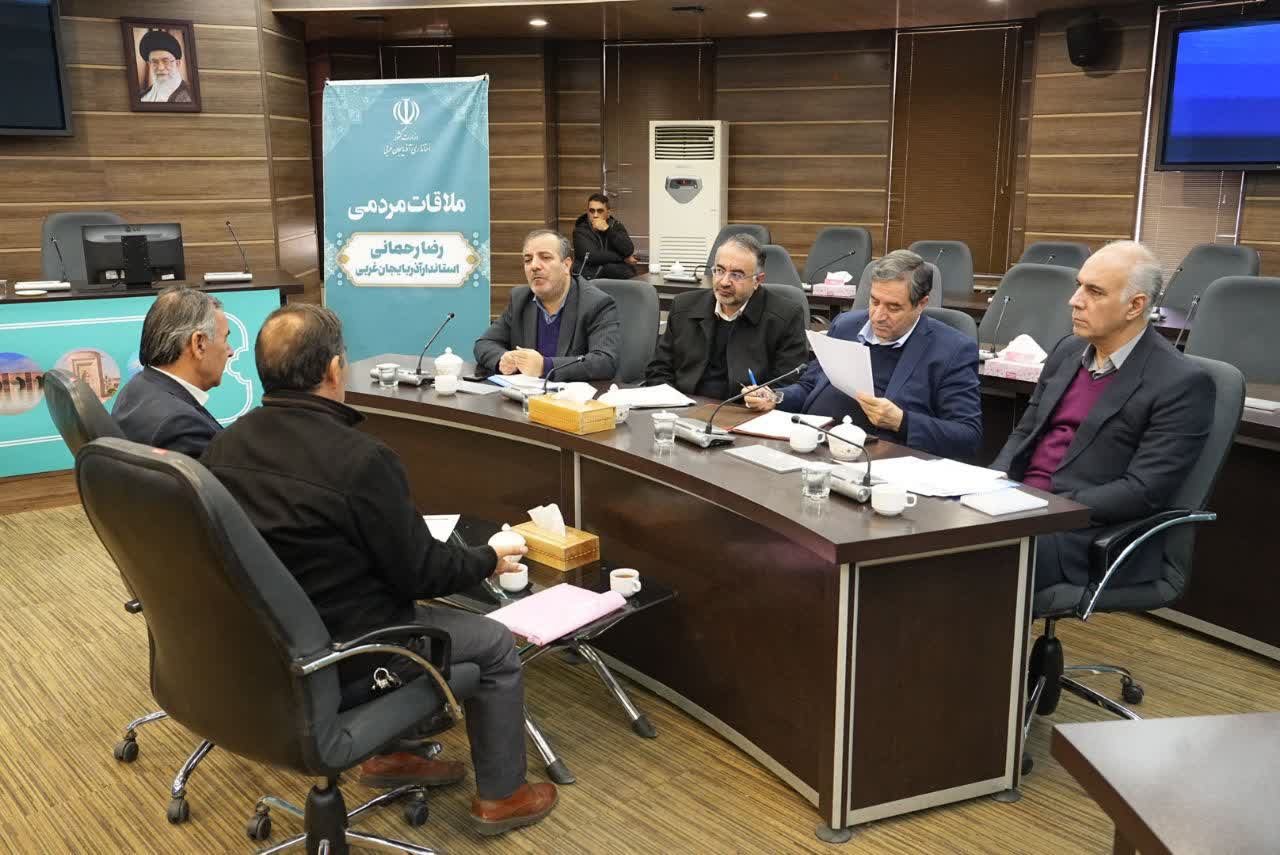 برگزاری ملاقات مردمی استاندار آذربایجان‌غربی + تصاویر