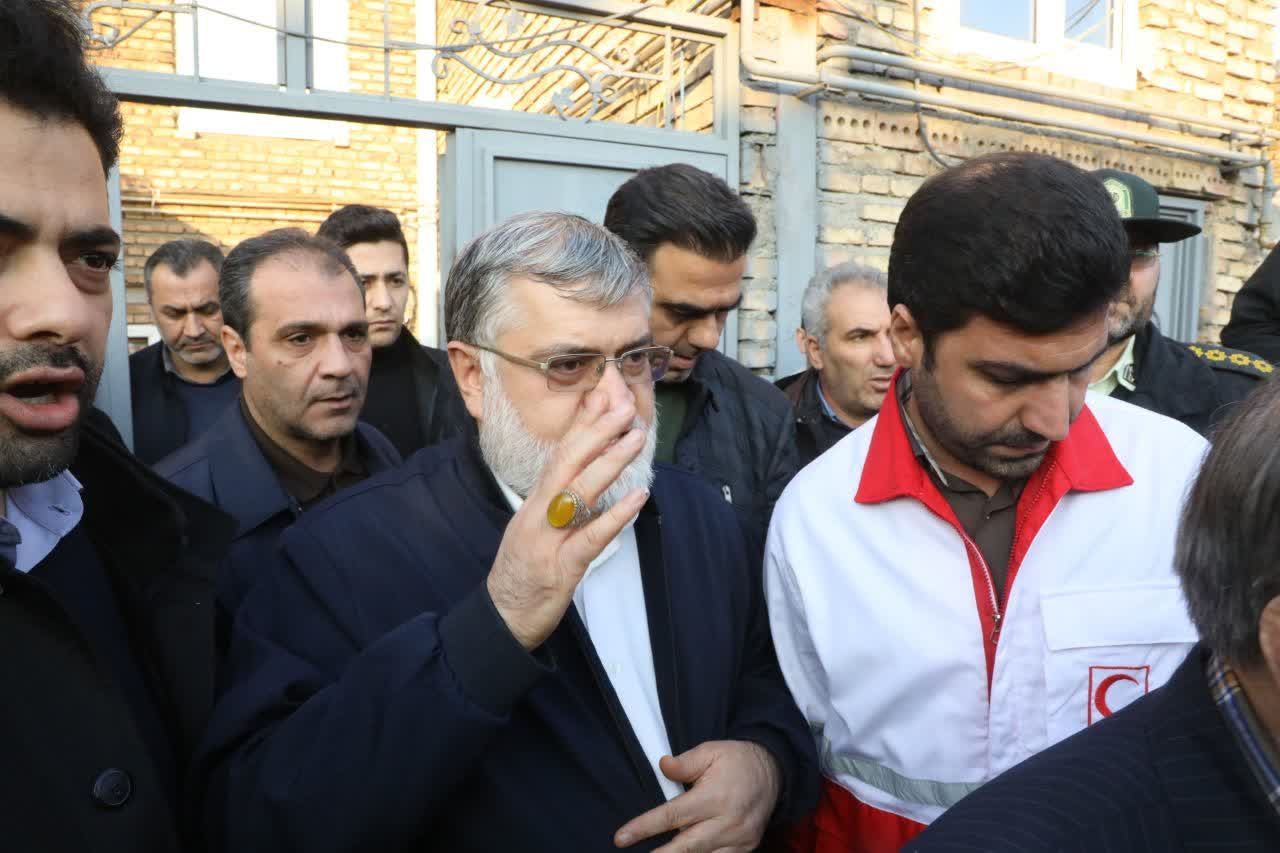 آلبوم تصویری / بازدید استاندار آذربایجانغربی و رئیس سازمان مدیریت بحران کشور از مناطق زلزله زده شهرستان خوی