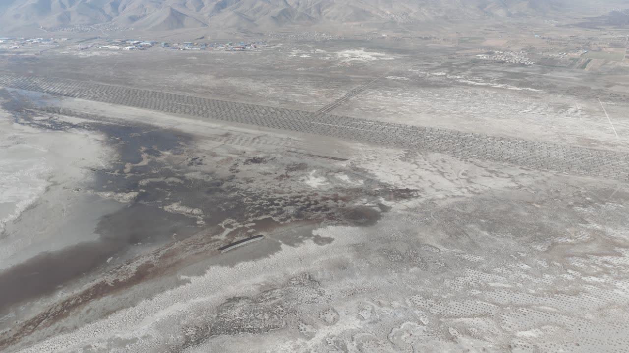 بازدید دبیر کارگروه ملی نجات دریاچه ارومیه از سایت تثبیت جبل کندی + تصاویر