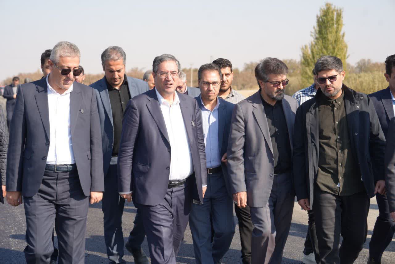 بازدید استاندار آذربایجانغربی از عملیات راهسازی قطعه 2 محور ارومیه - مهاباد - میاندوآب + تصاویر