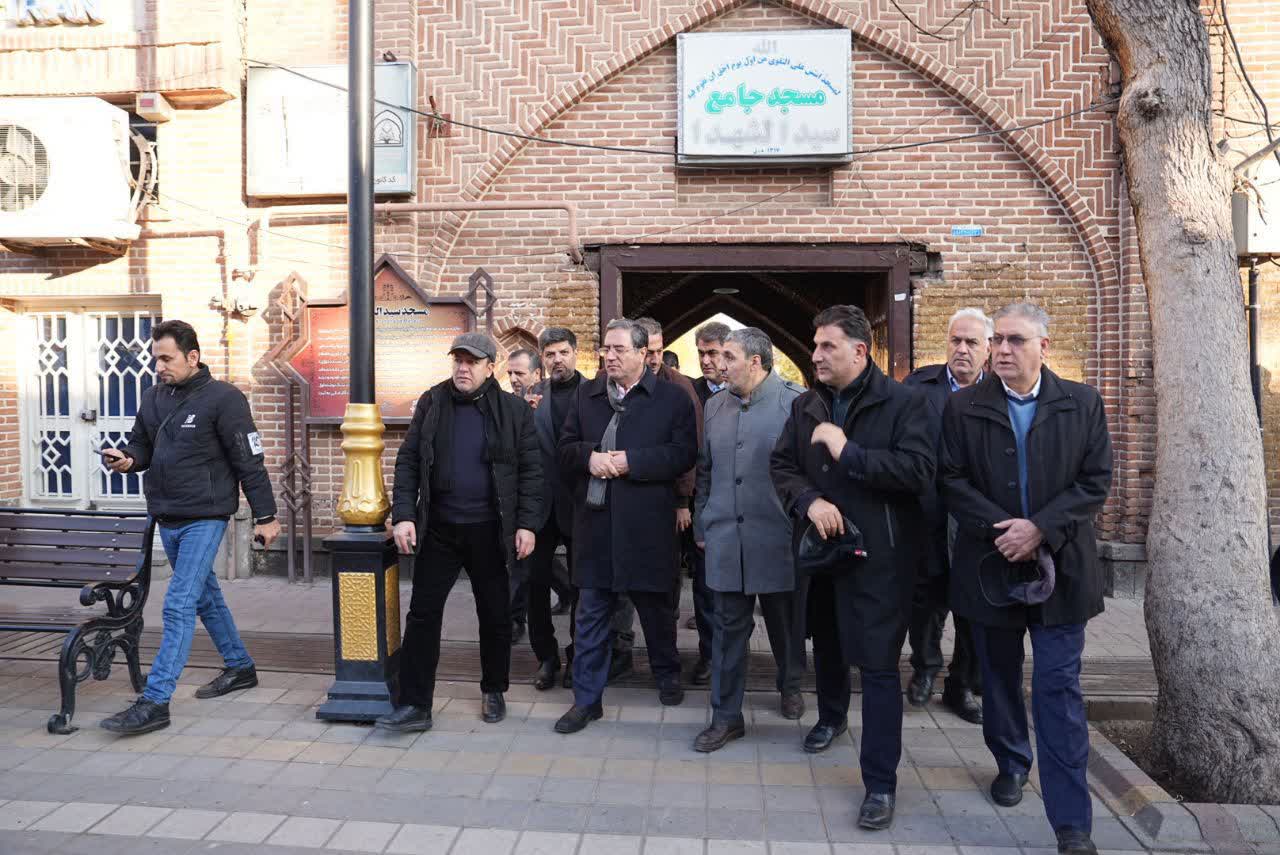 بازدید استاندار آذربایجان‌غربی از اماکن تاریخی شهر خوی + تصاویر