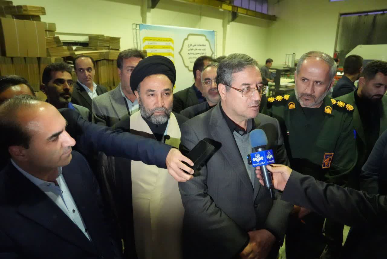 برگزاری آیین افتتاح واحد تولیدی کارتنسازی در ارومیه + تصاویر