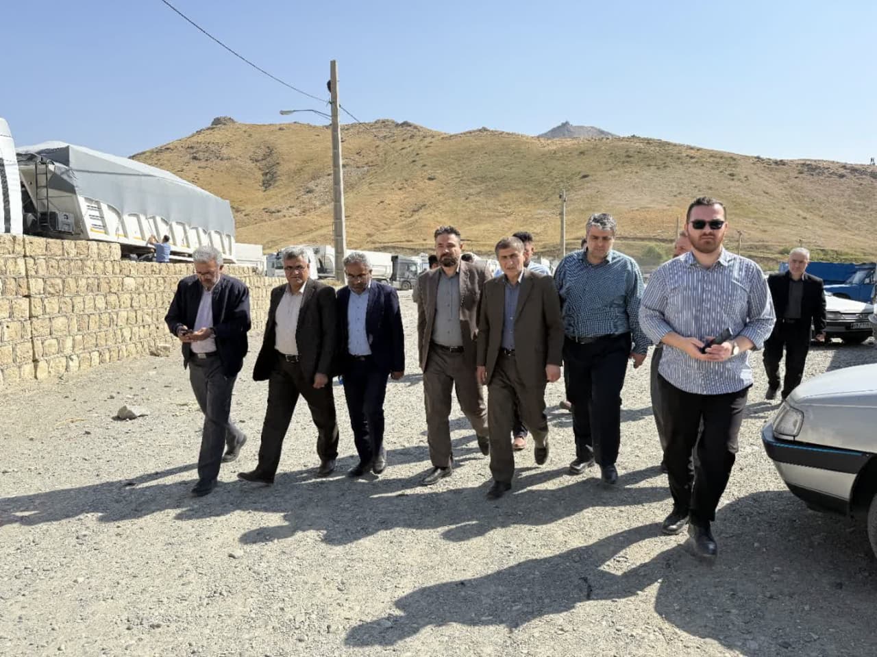 بازدید معاون توسعه مدیریت و منابع استاندار آذربایجانغربی از سایت و بازارچه مرز کیله سردشت + تصاویر