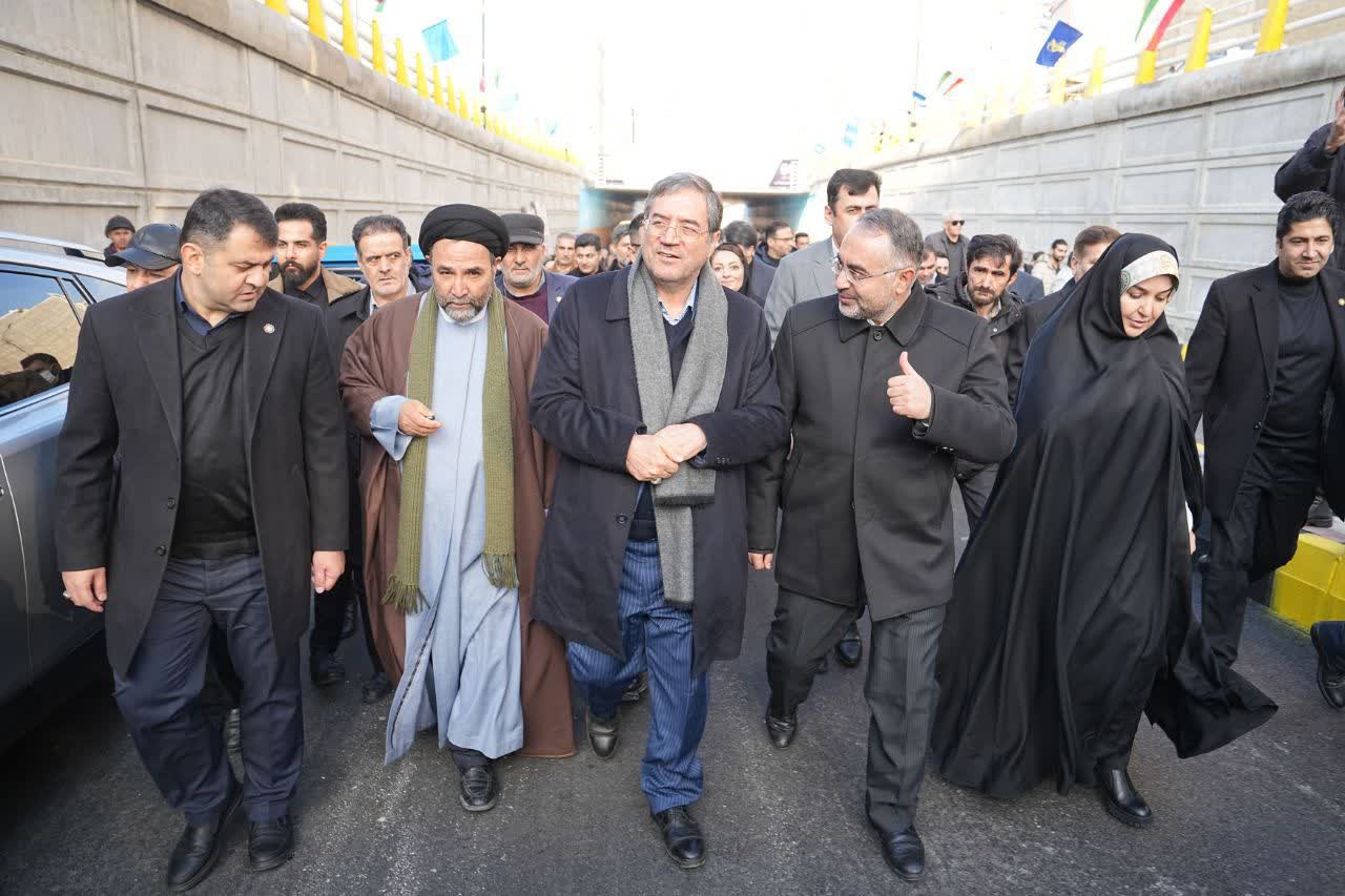 برگزاری آیین افتتاح پروژه زیرگذر شیخ صفیالدین اورموی در ارومیه + تصاویر