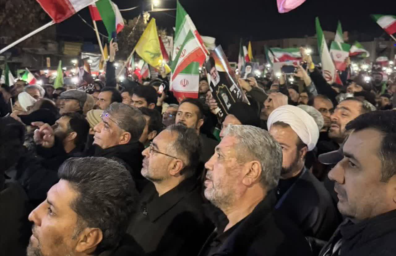 برگزاری آیین شهادت حضرت امام خامنه‌ای در ارومیه + تصاویر