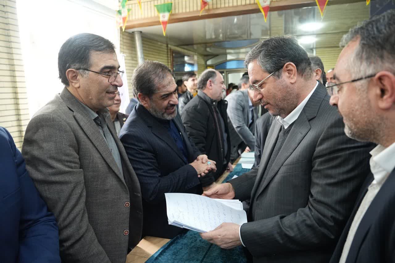 حضور استاندار آذربایجان‌غربی در جمع مردم شهر محمدیار + تصاویر