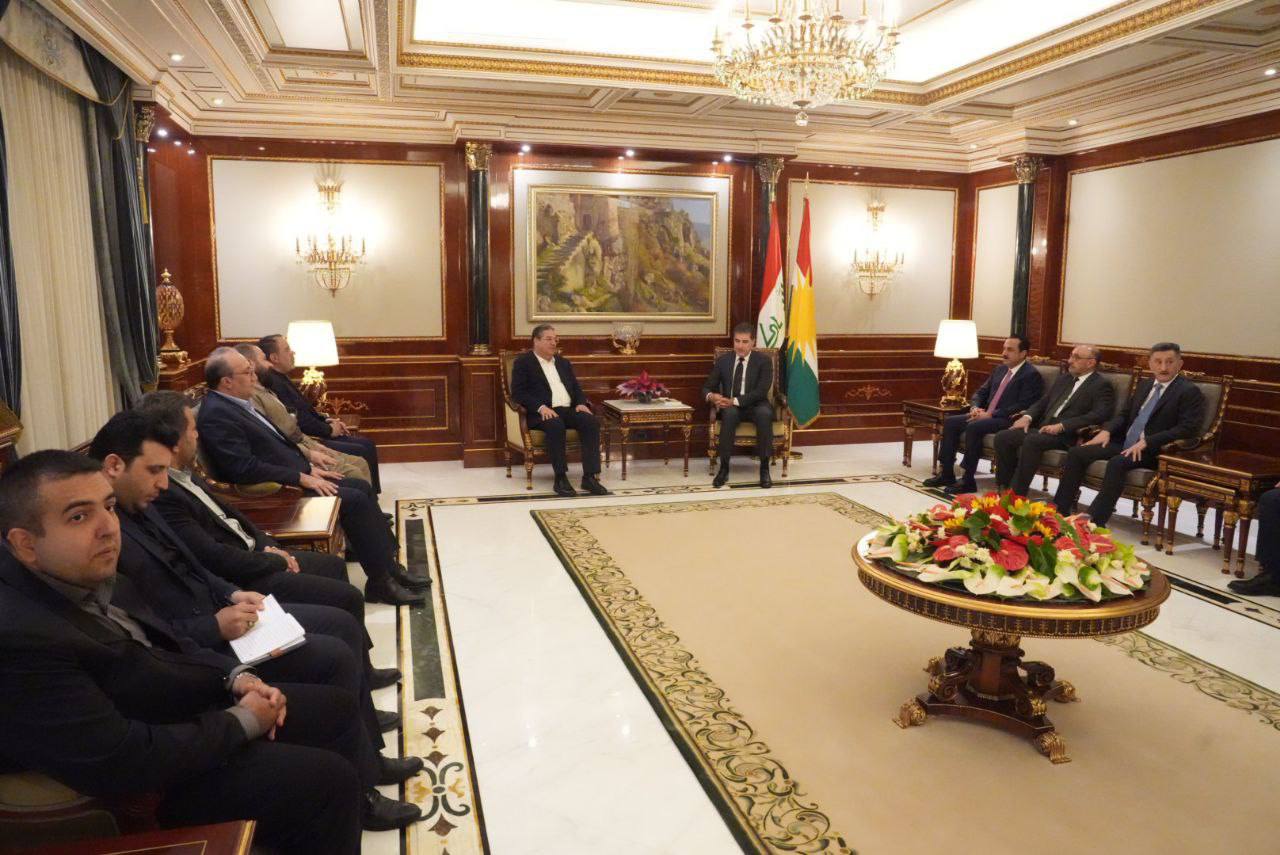 دیدار استاندار آذربایجانغربی با رئیس اقلیم کردستان عراق + تصاویر