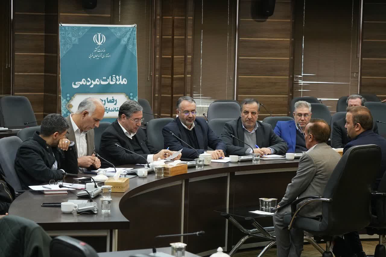 برگزاری ملاقات مردمی استاندار آذربایجان‌غربی + تصاویر