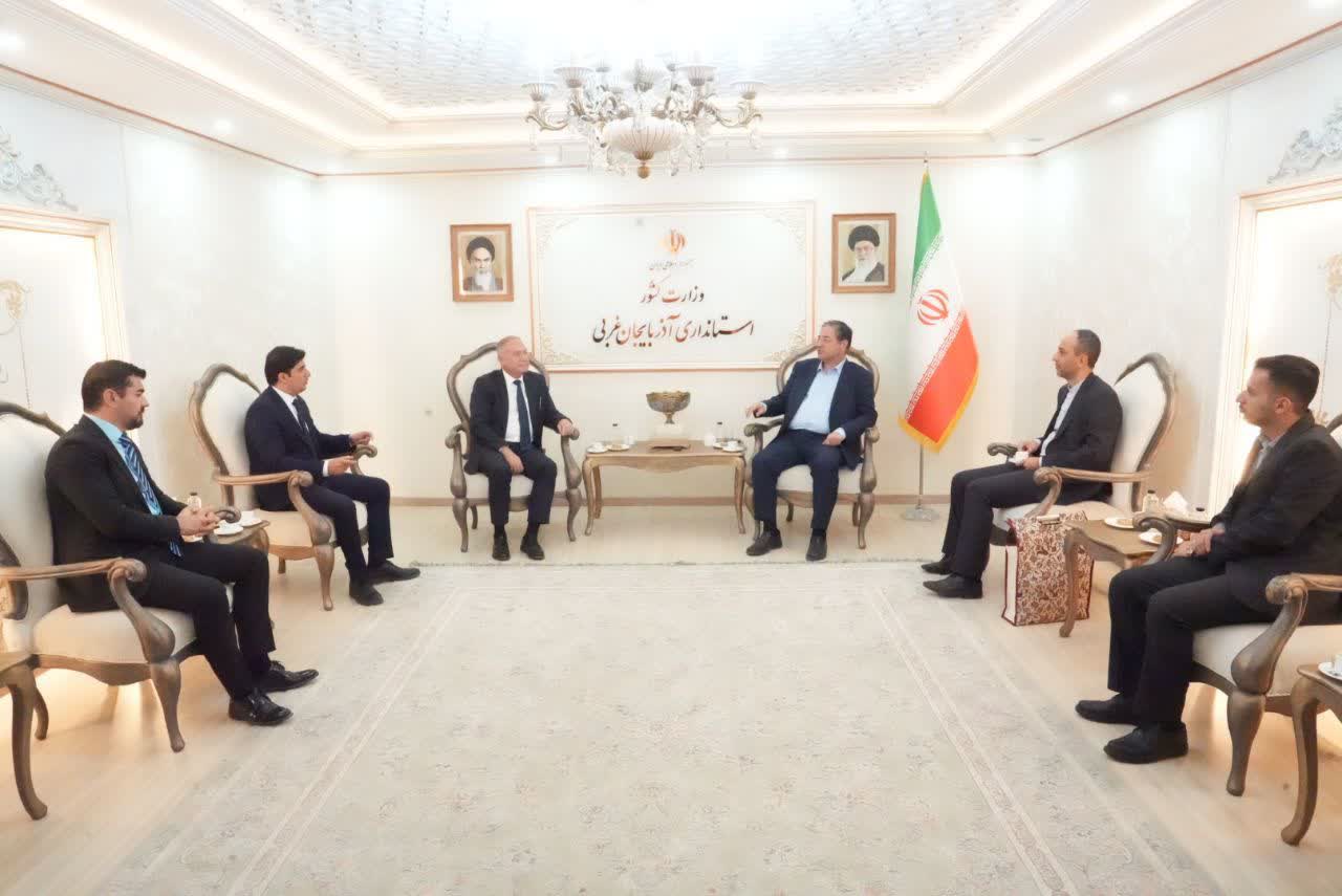 برگزاری دیدار خداحافظی سرکنسول ترکیه در استان با استاندار آذربایجانغربی + تصاویر