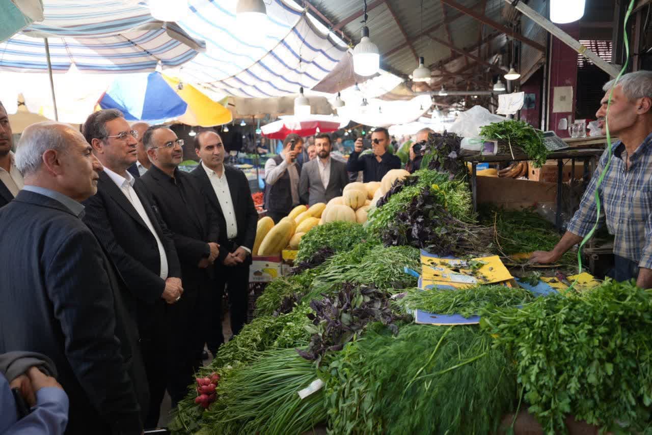 بازدید استاندار آذربایجانغربی از بازار تاریخی ارومیه + تصاویر