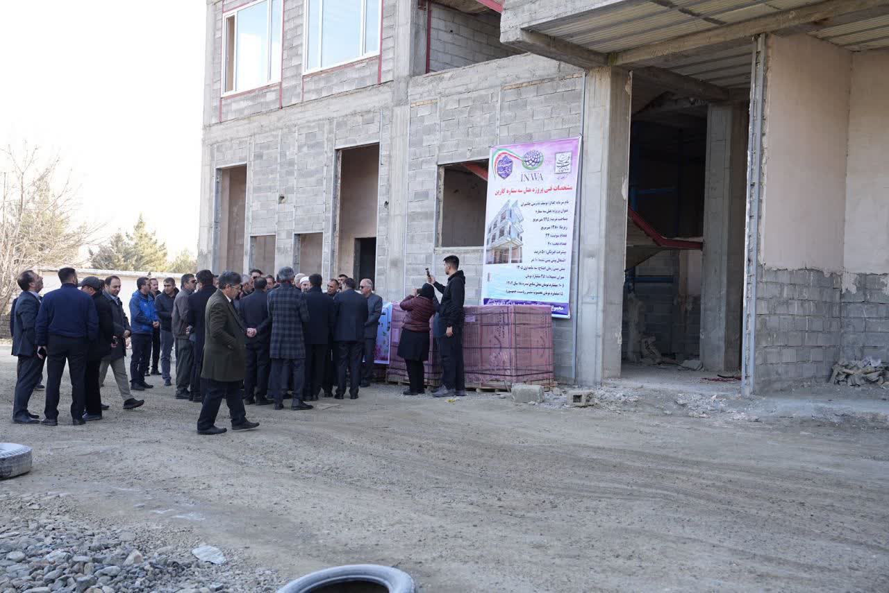 بازدید استاندار آذربایجان‌غربی از پروژه هتل سه‌ستاره کارین اشنویه + تصاویر