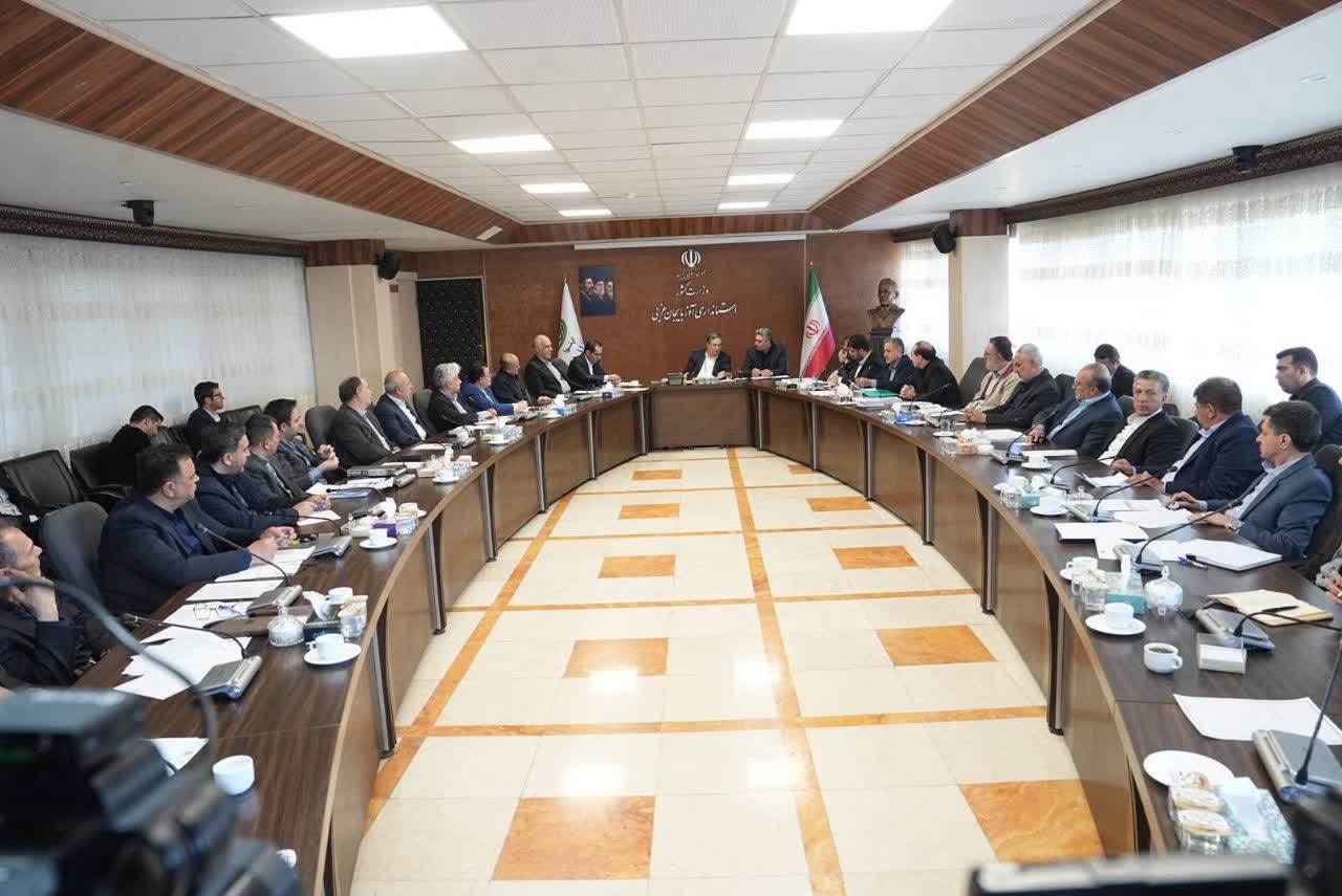 برگزاری جلسه شورای ساماندهی مبادلات مرزی آذربایجان‌غربی + تصاویر