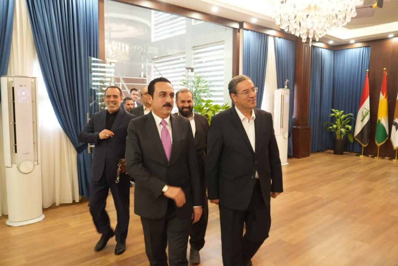 دیدار استاندار آذربایجانغربی با استاندار اربیل اقلیم کردستان عراق + تصاویر