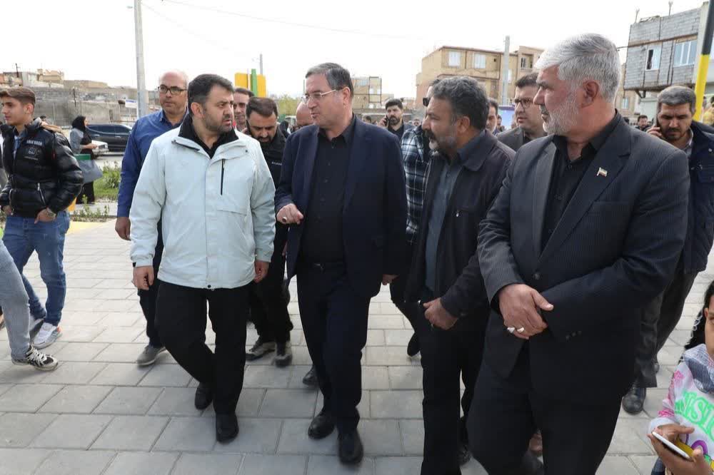 آلبوم تصویری / برگزاری آیین افتتاح پروژه بوستان محله‌ای شهیده رها حیدری در ارومیه