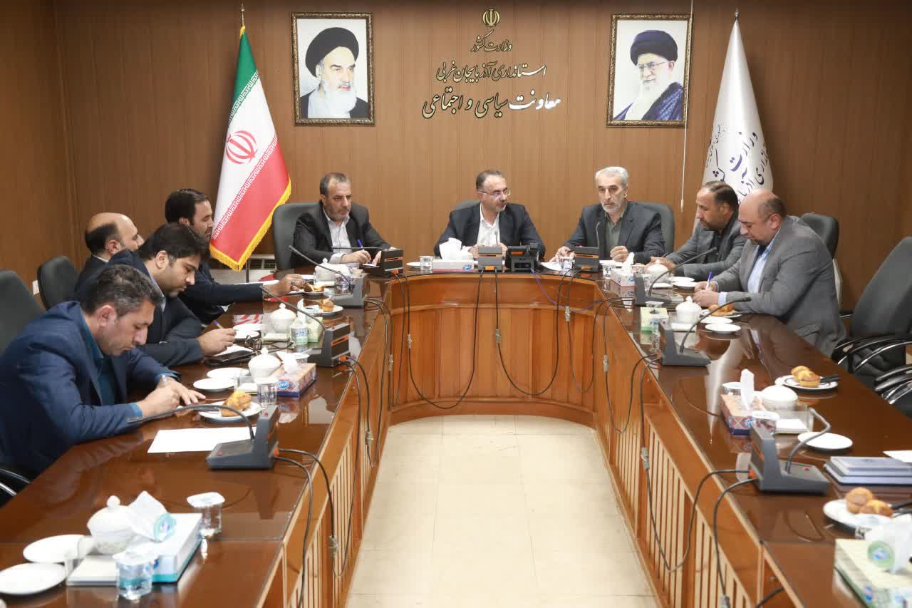 برگزاری نخستین جلسه ستاد انتخابات آذربایجانغربی + تصاویر