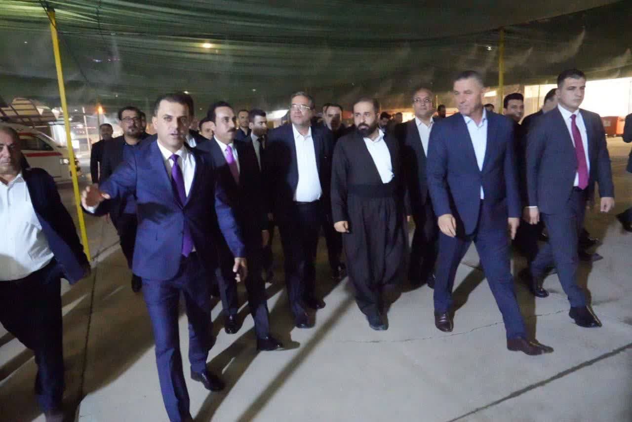 بازدید استانداران آذربایجانغربی و اربیل اقلیم کردستان عراق از سالن نمایشگاه بینالمللی اربیل + تصاویر