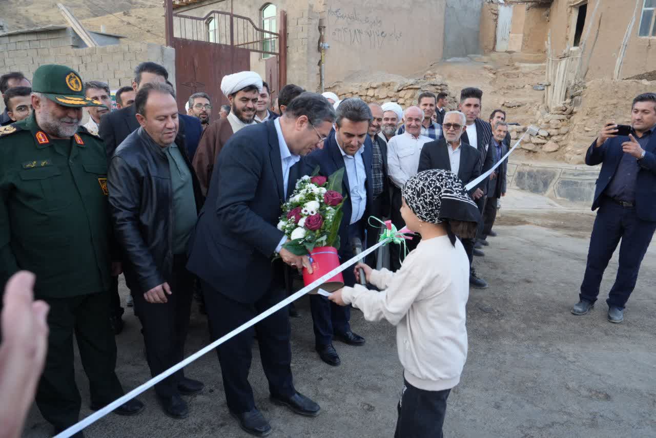 بهرهبرداری از طرح هادی 12 روستای جدید شهرستان باروق + تصاویر