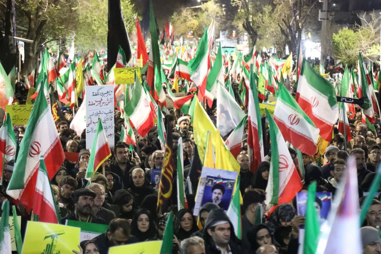 برگزاری مراسم مردمی چهلم رهبر شهید انقلاب در ارومیه + تصاویر