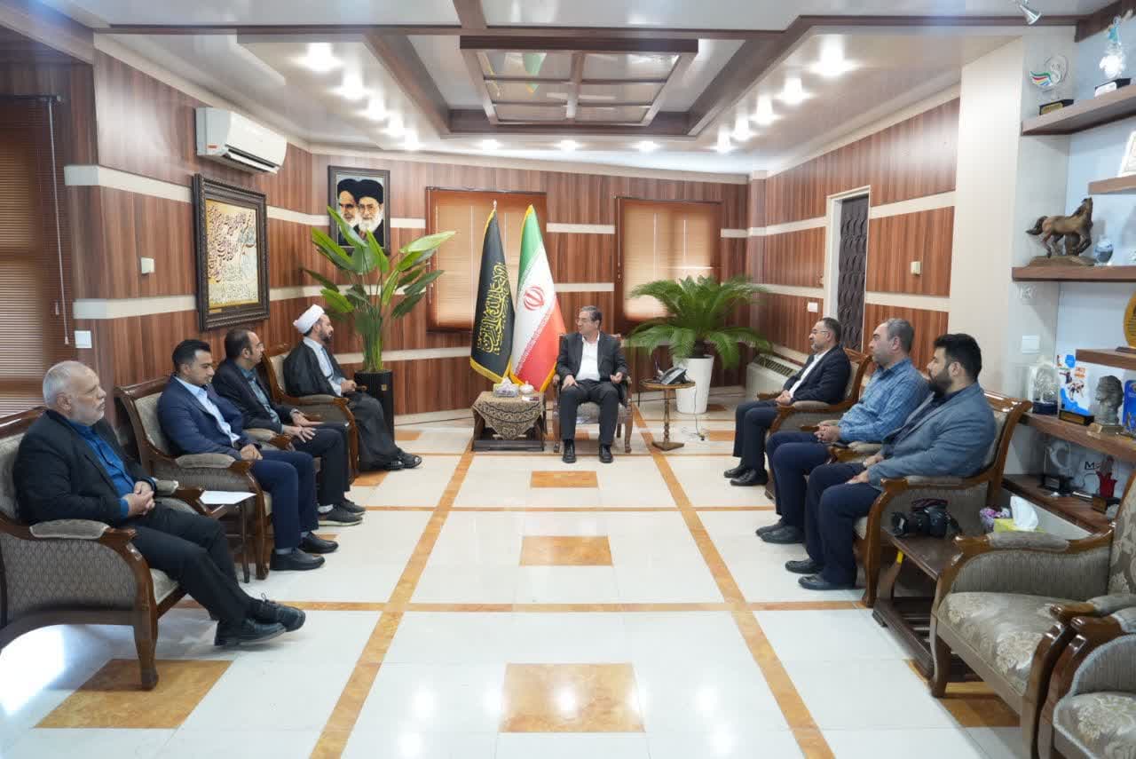 دیدار رئیس شورای هماهنگی تبلیغات اسلامی استان با استاندار آذربایجانغربی + تصاویر