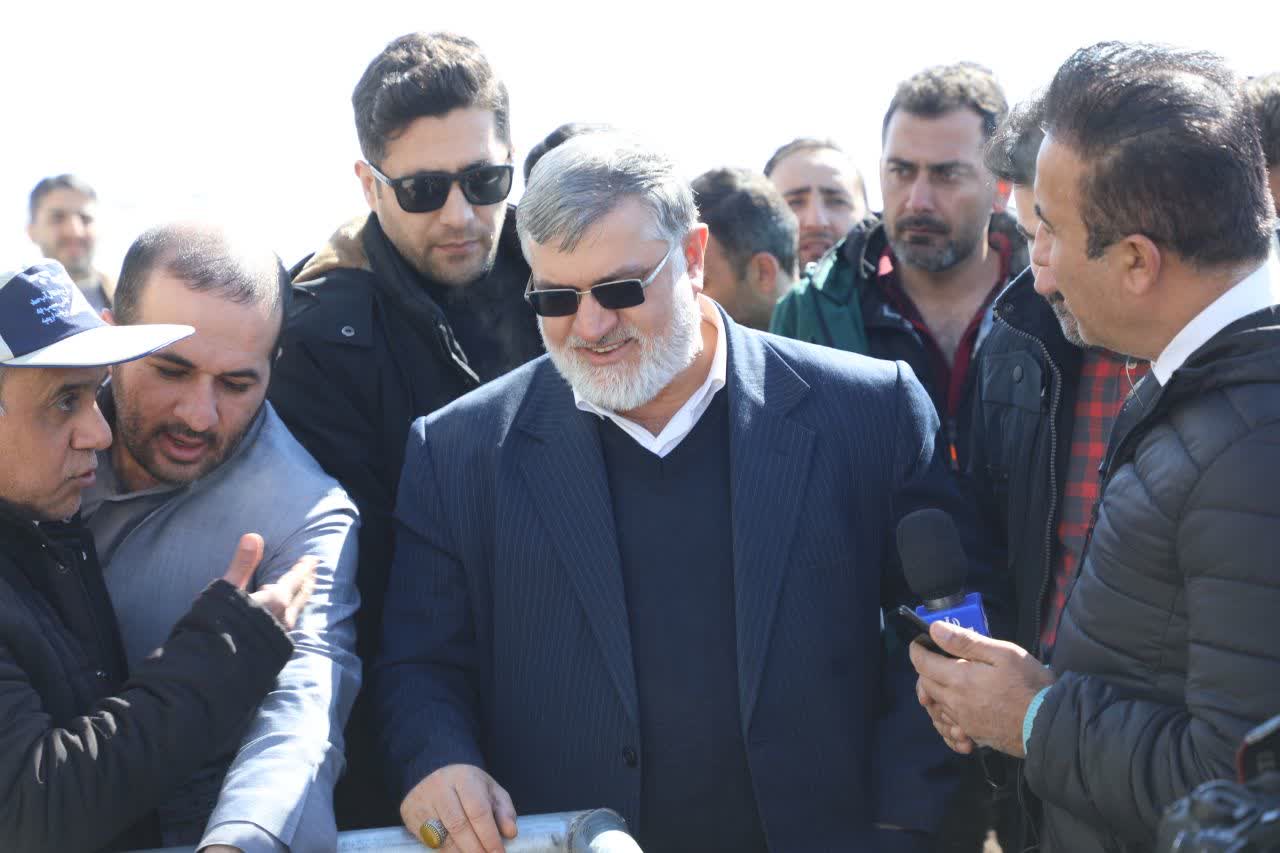 آلبوم تصویری / بازدید دبیر کارگروه ملی نجات دریاچه ارومیه از پایان عملیات اجرایی تونل انتقال آب از سد کانی سیب