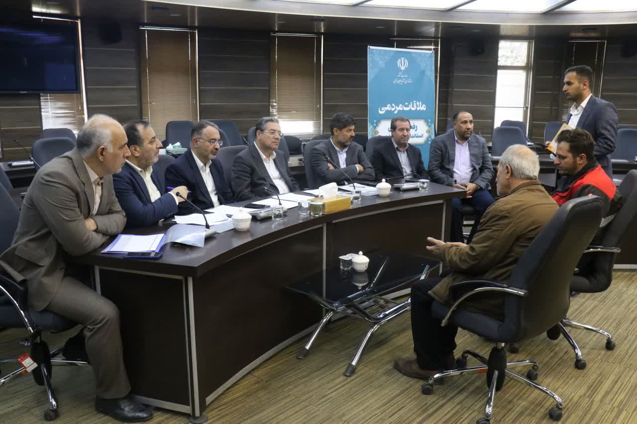 برگزاری ملاقات مردمی استاندار آذربایجانغربی + تصاویر