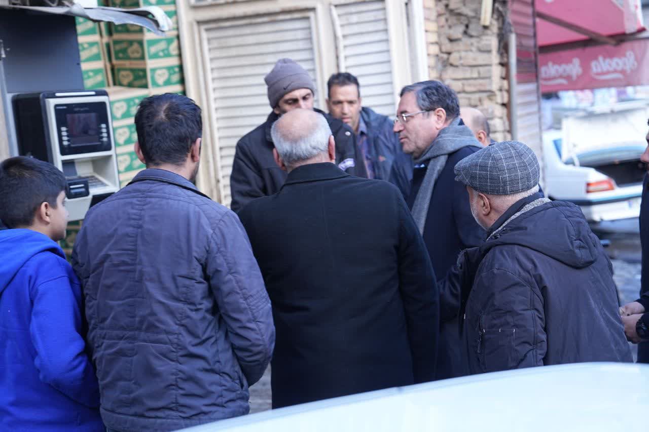 بازدید استاندار آذربایجان‌غربی از بازار ارومیه + تصاویر