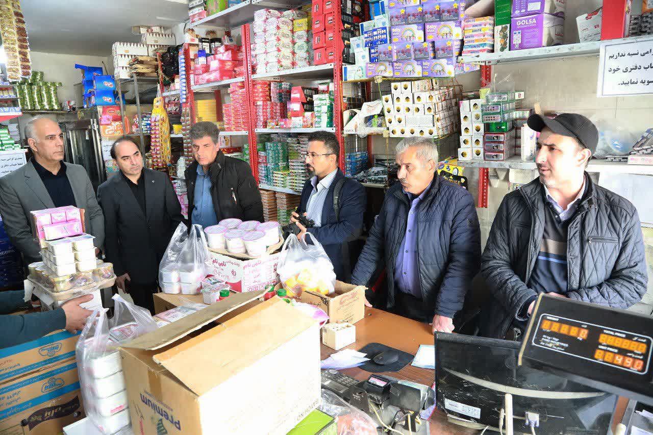 بازدید معاون استاندار آذربایجان‌غربی از بازار ارومیه + تصاویر